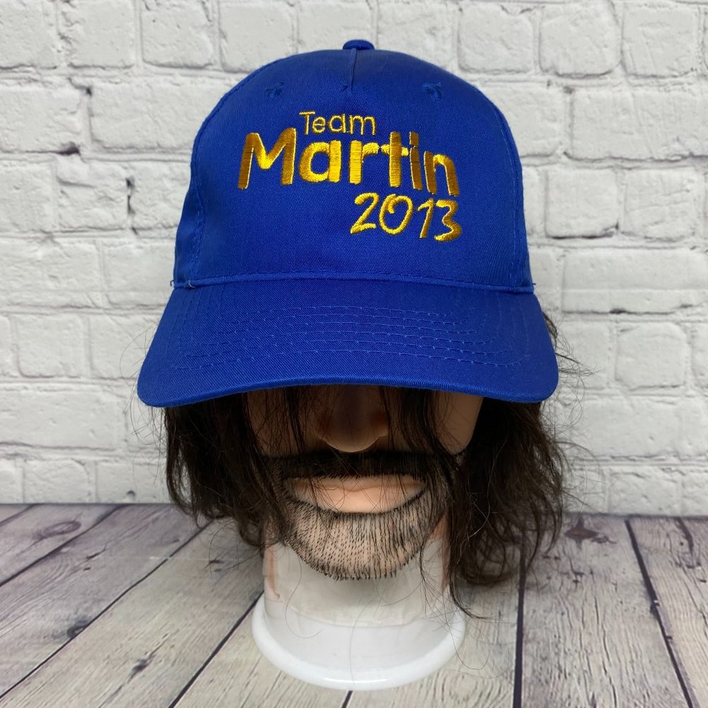Racing Hat Cap Snapback Blue Team Martin 2013 Pedigree Wild Rows Uncle Bens